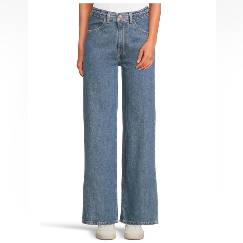 Levi's Premium Women's Ribcage Wide Leg Braided Jeans